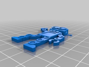 1 ROBOT KEYCHAIN