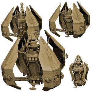 Eternal Dynasty Monolith Sci Fi Miniature