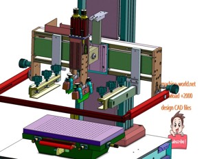 industrial 3D model Silk Screen Printing Machine 3