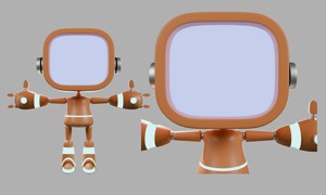 3D Character Robot