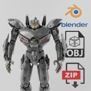 STRIKER EUREKA PACIFIC RIM LOWPOLY TEXTURED