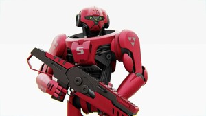 BATTLE DROID Z-9000  RIGGED