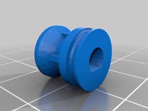 Foam wheel hubs for 150 g combat robot