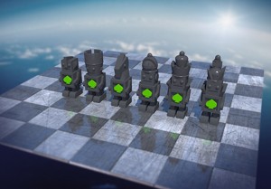 BOT CHESS SET BLACK #CHESS