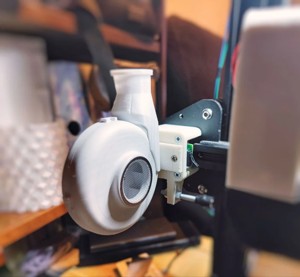 Robot vacuum blower mount for Ender 3 & Aquila