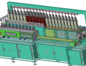 industrial 3D model Phone glass bending machine