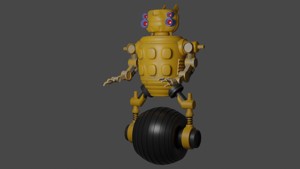 3D model robot-2 3D model-2