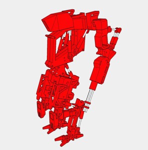 Kiegger - Mech Robot 44 cm de alto, en proceso de diseño