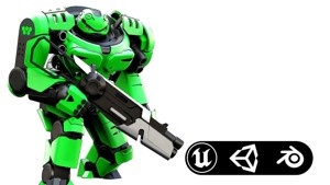 DOOM FIGHTER V-2  Rigged for Unreal Engine - Unity - MIXAMO