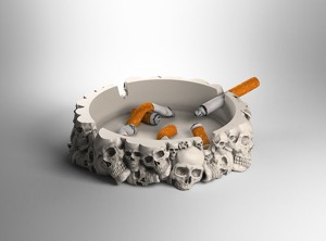 skull ashtray biomechanical skull ashtray robot ashtray