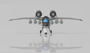 HENKEL HE-180 LIBELLE (DRAGONFLY) GROUND ATTACK JET 6MM TABLETOP MINIS