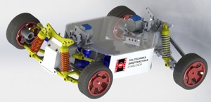 RC car with suspension co...