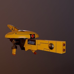 SNIPER DRONE TAU MV71  TAU EMPIRE low poly PBR
