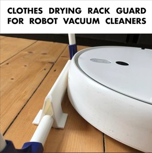 Guard for Clothes Drying Racks to stop Vacuum Robots
