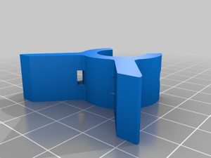 Roomba stopper for laundry hanger v2