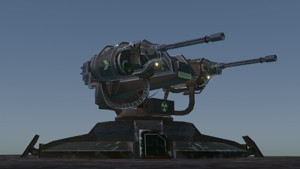 Zombie Sci-Fi Turret 3D model
