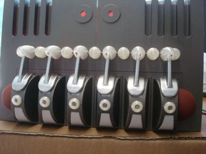 Block Head Robby Machine build. Step 2. Sax Valves