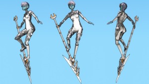 Robotic Alien Girl