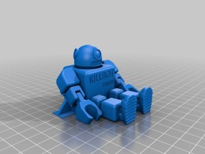 Print-in-Place KILLBOT (reinforced triceps)