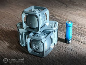 SCIFI BOX SPHERE CONTAINER