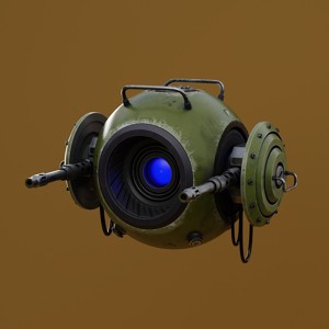 Spherical Robot with Turret