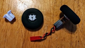 Foam wheel hub for n20 motors and combat robots