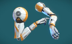 Separate Robot Arms II - optimized for VR - rigged - 4k - 8k