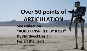 Robot foot inspired by K2SO