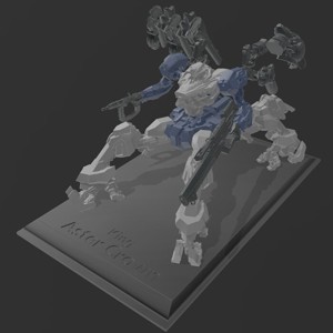 Armored Core 6 King- Aster Crown Presupported