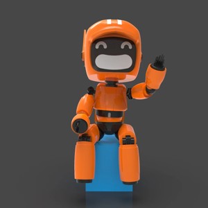 LD&R orange robot V1 | Semi pose-able