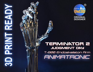 TERMINATOR 2 Arm Animatronic Life Size 