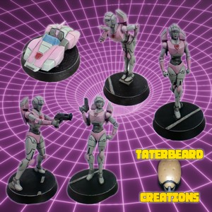 R-C CAR CONVERTER-ROBOT-GIRL