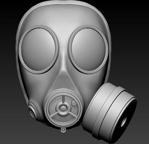 Gas Mask Pendant