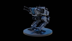 Mech Robot Game ready