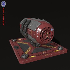 Sci fi container v1 Gameready