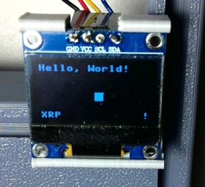 XRP 0.96" OLED mount