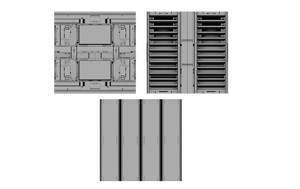 Three SciFi panel Modules    Batch two