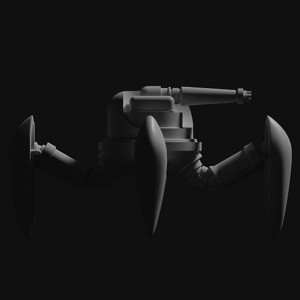 Drone or bot scaled for 28mm tabletop