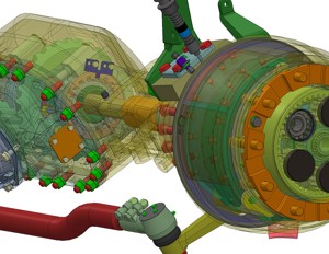 car rear axle-industrial 3D model