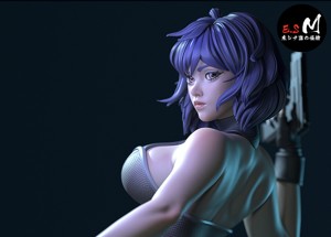 MOTOKO KUSANAGI  CHARACTER BY ESM