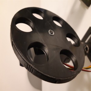 Haptic control optical filter wheel for a standard servo
