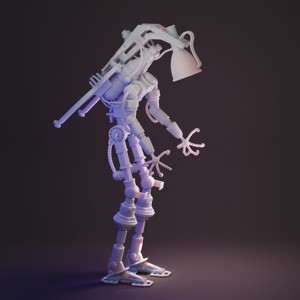 NUT AND BOLT HEAD LAMP ROBOT