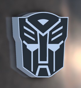 TRANSFORMERS AUTOBOT" LAMP
