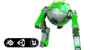 DROID G-250  Rigged for Unreal Engine - Unity - MIXAMO 