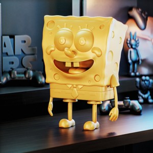 BOB ESPONJA DE 25CM DE ALTO - SEPARADO POR PARTES - SPONGE BOB 25CM TALL