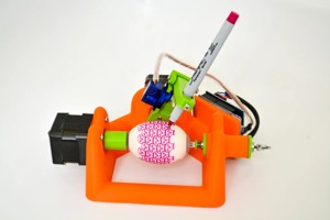 Sphere-O-Bot (eggbot MOD) Easter Eggs + Xmas ornaments creator