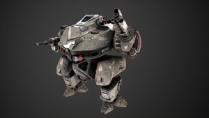 Low Poly Robot Rhino 
