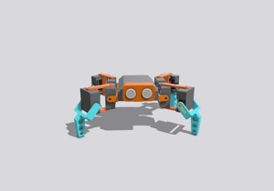 3D SPIDER ROBOT - SG90