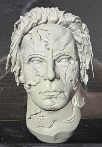 ROB ZOMBIE H2 MICHAEL MYERS FIGURE HEAD ONLY