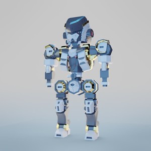 Samurai Chibi Gundam Robot